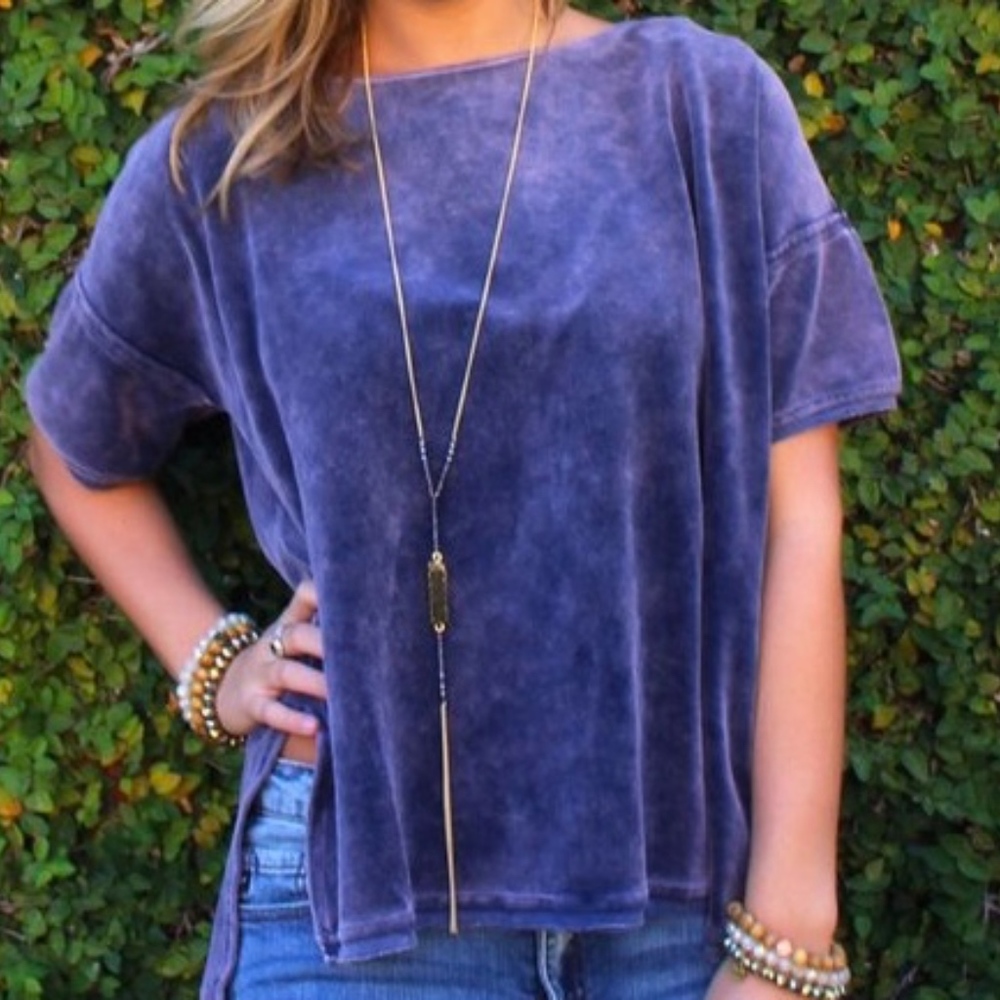 Violet Velvet Tee